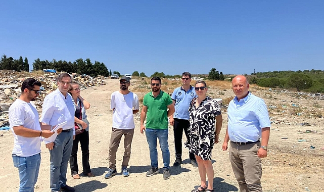 ÇAKAB Yetkilileri Bozcaada’da incelemelerde bulundu