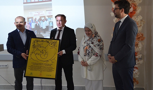Çan Sağlıklı Hayat Merkezi “Bebek Dostu” unvanı aldı