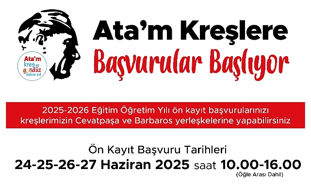 Çanakkale Belediyesi kreşlerinde 2025-2026 eğitim öğretim yılı ön kayıtları başlıyor