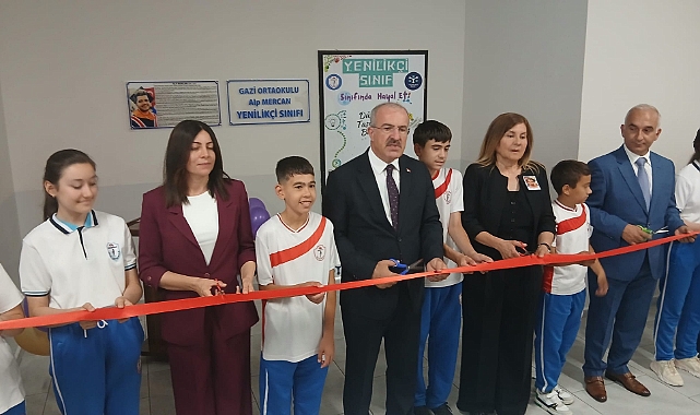 Çanakkale’de yenilikçi sınıfa Alp Mercan’ın adı verildi