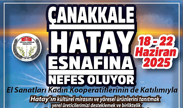 Çanakkale, Hatay’a nefes oluyor
