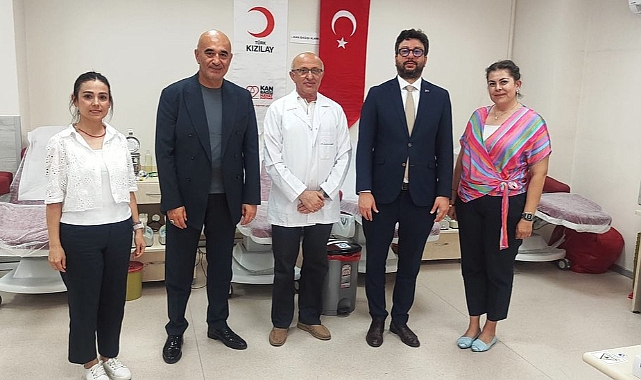 Çanakkale İl Sağlık Müdürü Dr. Baştürk'ten Kızılay'a Dünya Kan Bağışçıları Günü Ziyareti!