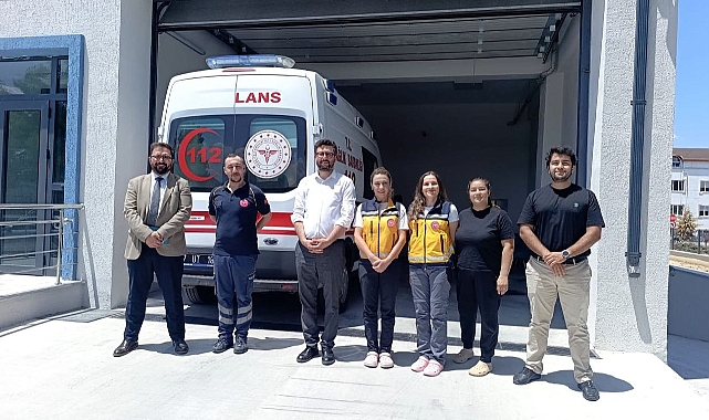 Çanakkale İl Sağlık Müdürü Dr. Gökhan Baştürk’ten yeni Acil Sağlık İstasyonuna ziyaret