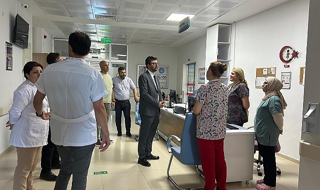 Çanakkale İl Sağlık Müdürü Op. Dr. Gökhan Baştürk’ten Lapseki Devlet Hastanesi’ne Ziyaret
