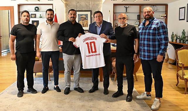 Çanakkalespor’dan Başkan Erkek’e ziyaret