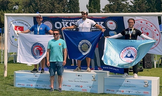 ÇOMÜ’lü sporcular Türkiye Ünilig Okçuluk Şampiyonası’nda göz doldurdu