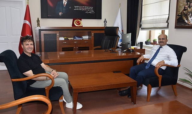 Gelibolu Kaymakamı Bekir Abacı’dan veda ziyareti