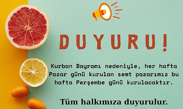 Gökçeada’da semt pazarı Perşembe günü kurulacak