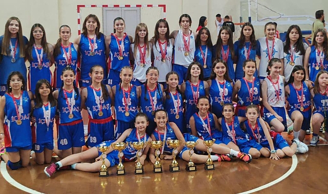 İÇDAŞ Kız Basketbol Takımları Çanakkale Liglerini Salladı