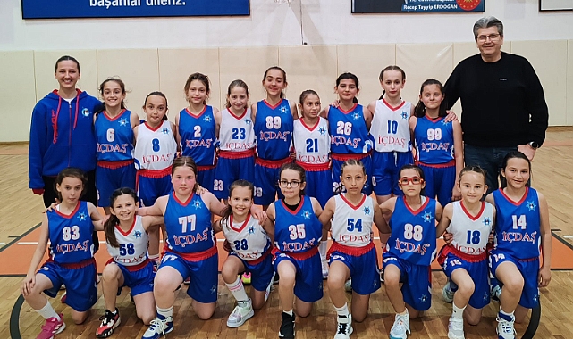 İÇDAŞ U11 Kız Basketbol Takımı tarih yazdı: Namağlup şampiyon!