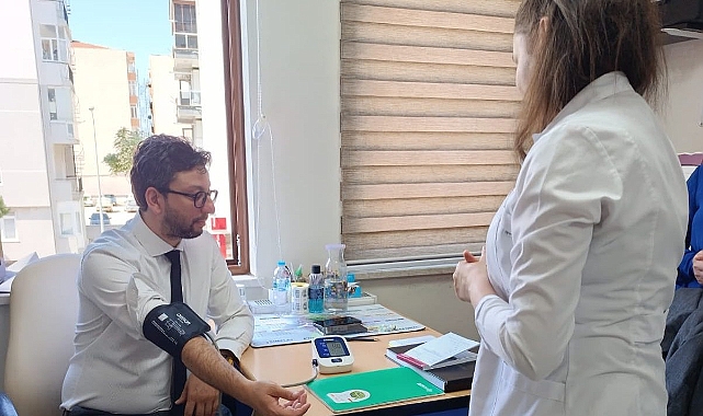İl Sağlık Müdürü Baştürk, sağlık kontrollerini yaptırdı