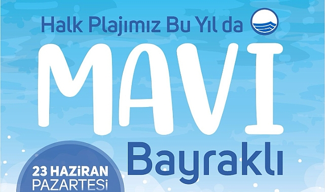 Kepez Halk Plajı’na bir kez daha Mavi Bayrak ödülü
