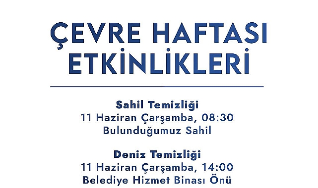 Küçükkuyu’da Çevre Haftası etkinlikleri