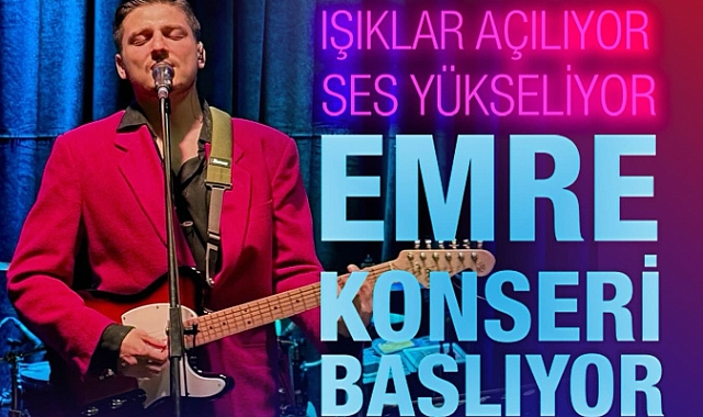 Lapseki’de Emre ile yaz akşamı konseri