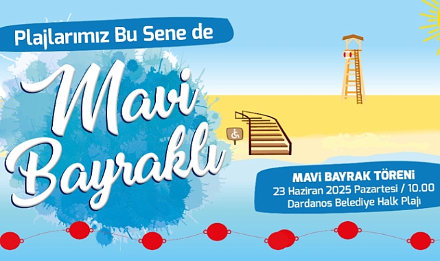Mavi Bayrak bu yıl da Çanakkale sahillerinde dalgalanacak