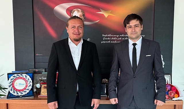 Müdür Rıfat Tolga Kıran'dan Başkan Öztürk'e ziyaret