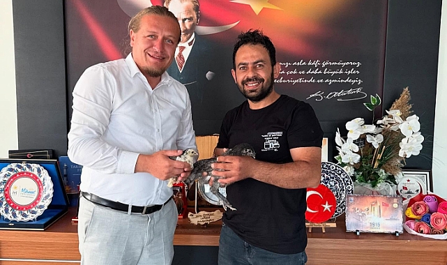 Naim Uslu'dan Başkan Öztürk'e ziyaret