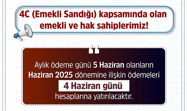 SGK'dan emeklilere müjde! Emekli sandığı maaşları öne çekildi