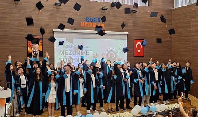 Tacettin Aslan MTAL’de mezuniyet coşkusu: Geleceğin meslek ustaları uğurlandı