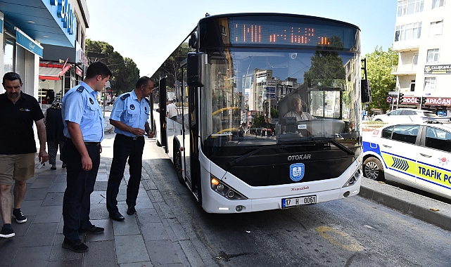 Toplu taşıma araçları denetlendi