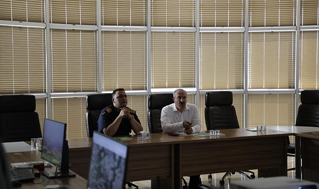 Vali Ömer Toraman, Yangın Yönetim Merkezi’nde