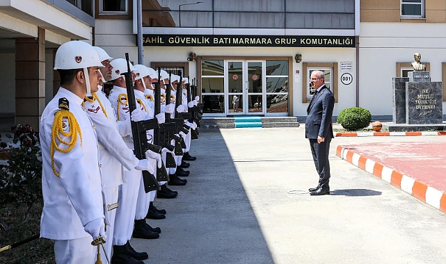 Vali Toraman’dan Sahil Güvenlik’e kuruluş yıl dönümü ziyareti