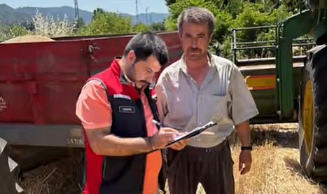 Yenice’de biçerdöver denetimleri sürüyor