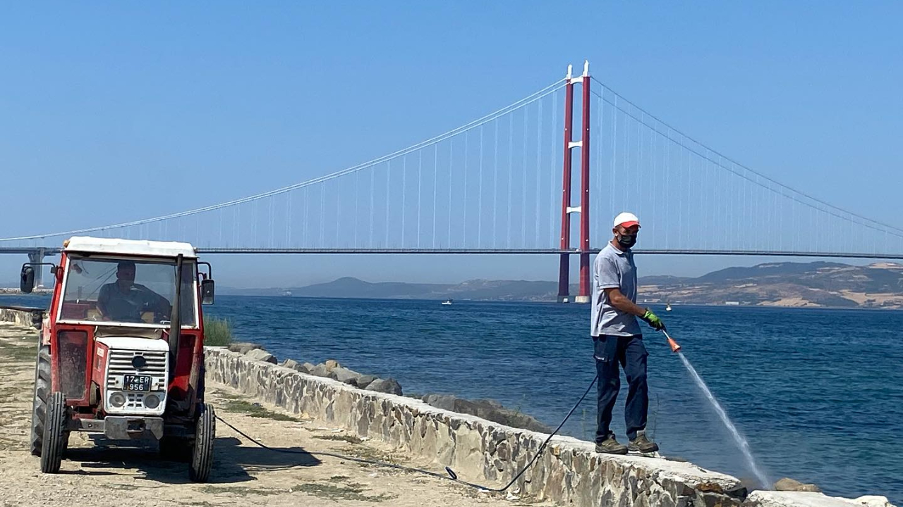 Lapseki’de çalışmalar sürüyor