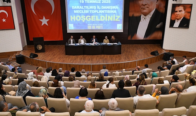 AK Parti Çanakkale İl Danışma Meclisi toplandı