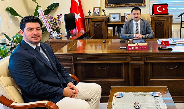 Başkan Gürel’den Kaymakam Karali’ye ziyaret