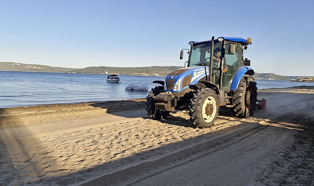 Çanakkale Belediyesi’nden sahil temizliği