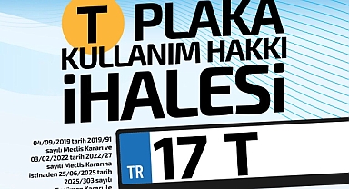 Çanakkale Belediyesi’nden “T” Plaka Kiralama İhalesi