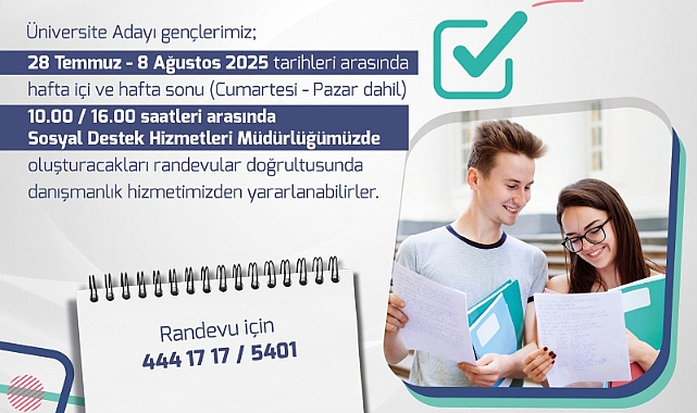 Çanakkale Belediyesi’nden üniversite adaylarına ücretsiz tercih danışmanlığı