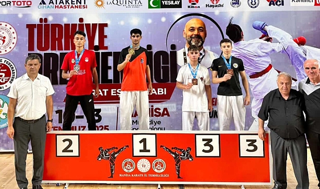 Çanakkaleli Karateci Hasan Burak Karaca’dan Türkiye İkinciliği
