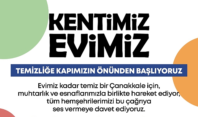 Çanakkaleliler Mahallelerini El Birliğiyle Temizleyecek!