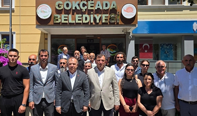 CHP heyetinden Gökçeada’ya ziyaret