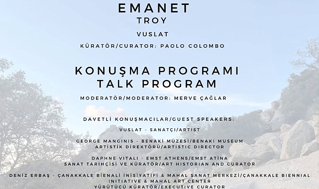 Emanet / Troy Konuşma Programı Troya Müzesi’nde