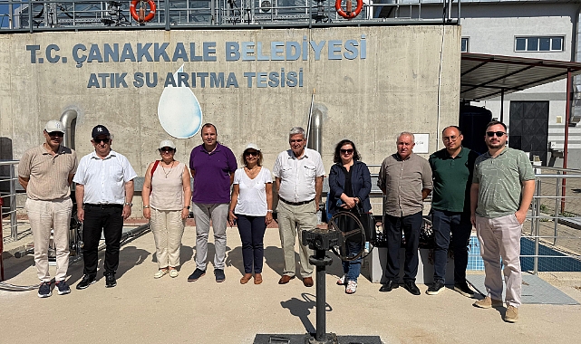 İSKİ Heyeti Çanakkale’de arıtma tesislerini inceledi