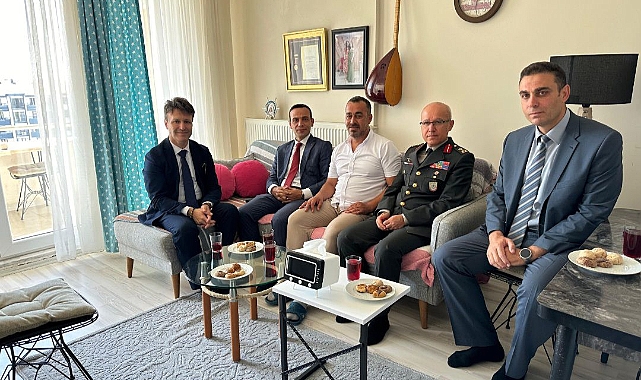 Kaymakam Cihat Koç’tan 15 Temmuz Gazisine ziyaret