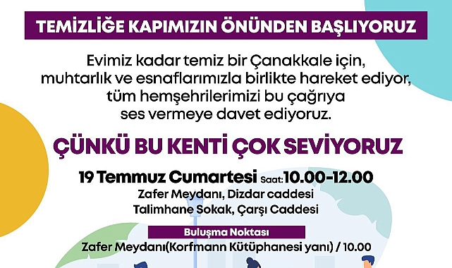 "Kentimiz Evimiz" Temizlik Etkinliği Fevzipaşa Mahallesi'nde Devam Ediyor