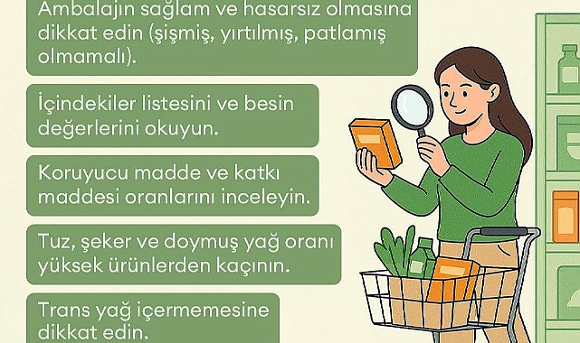 Paketli gıda alırken sağlığınızı riske atmayın!