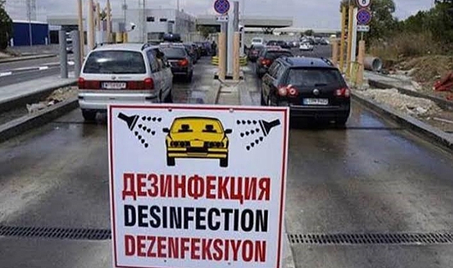 Sınır Kapısında Büyük Kolaylık! Dezenfeksiyon Ücreti Kaldırıldı