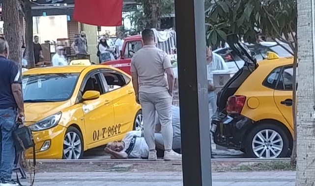 Taksi durağına silahlı saldırı