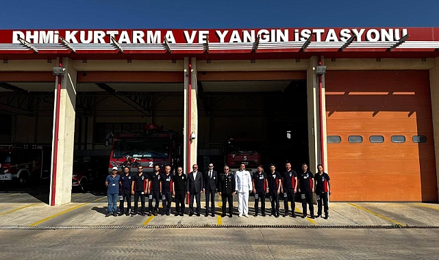 Vali Toraman’dan DHMİ Kurtarma ve Yangın İstasyonuna ziyaret