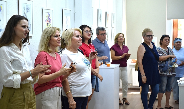 Yazar ve Sanatçı Evi'nde Karma Resim Sergisi açıldı