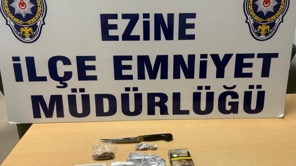 Çanakkale'de uyuşturucu operasyonu: 1 gözaltı