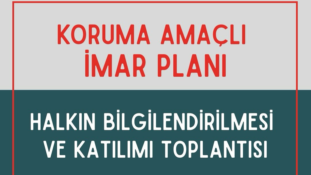 Bozcaada’da koruma amaçlı imar planı toplantısı yapılacak