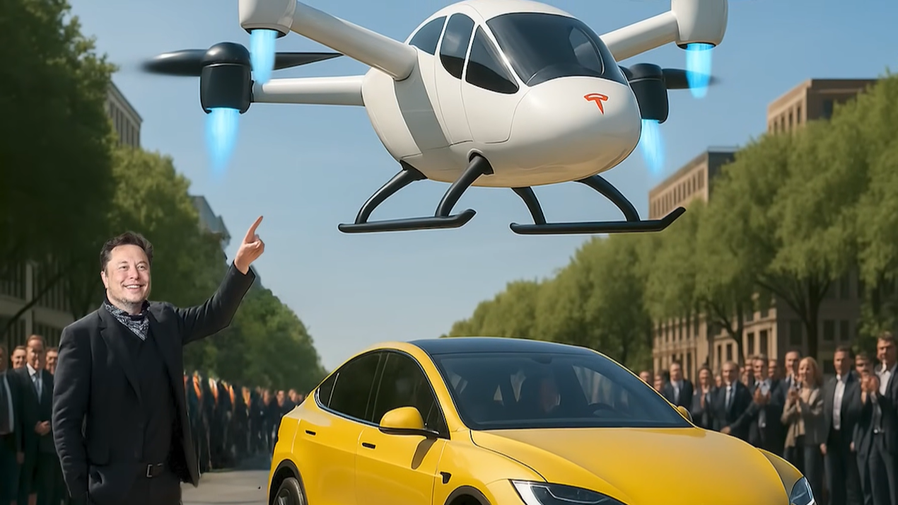 Tesla’nın “Gizli Uçan Araba” projesi ABD’de sızdırıldı: Gerçek mi kurgu mu?