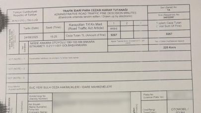 Bakan Uraloğlu'na radar cezası