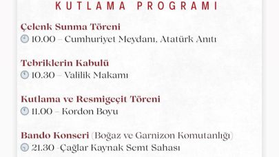 Çanakkale'de 30 Ağustos Zafer Bayramı programı belli oldu